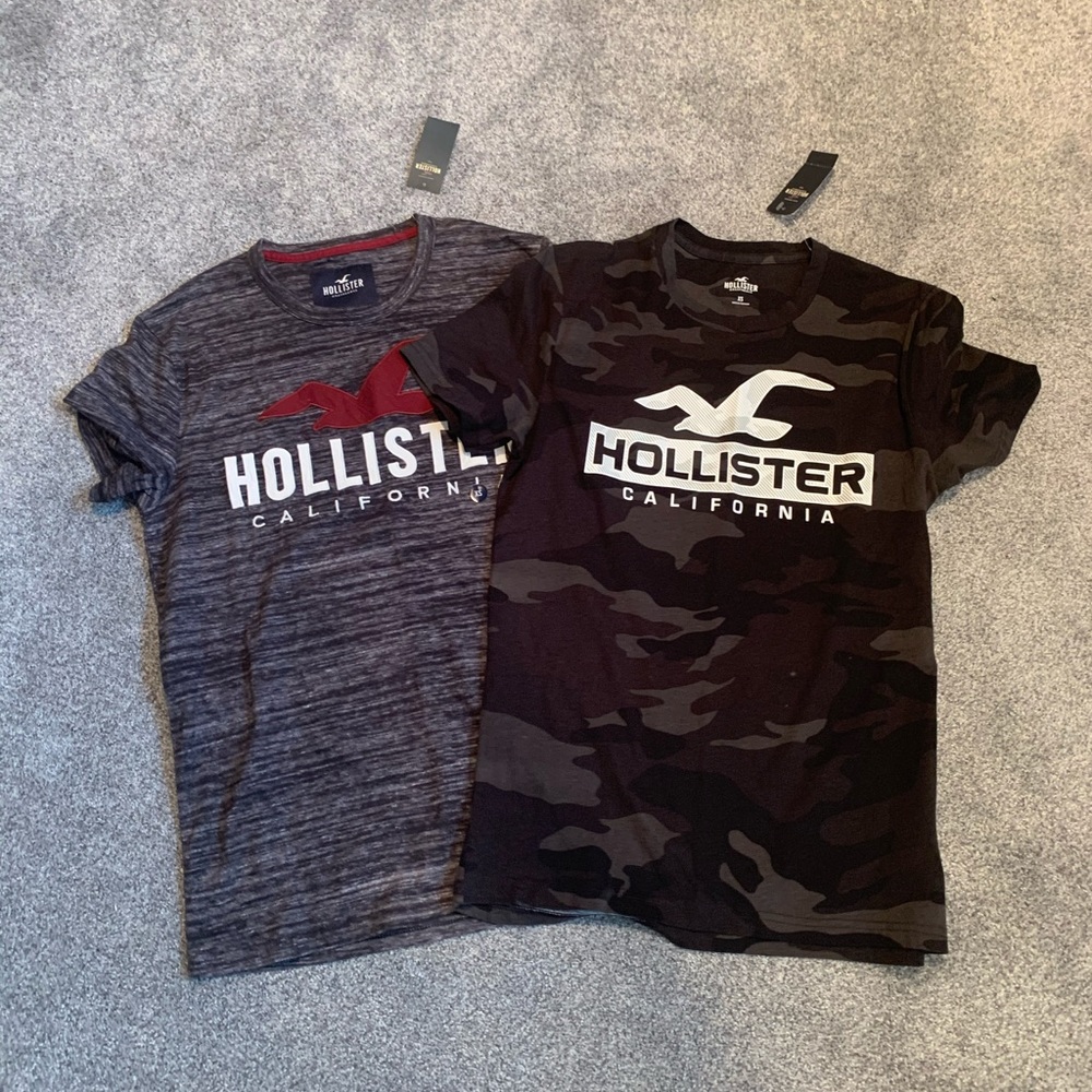 Brand new with tags 2 boys Hollister T-shirts  XS